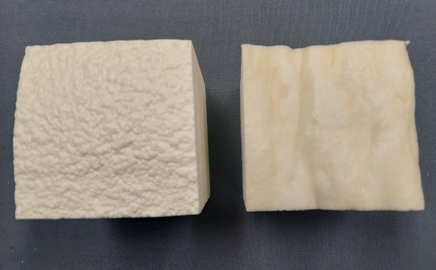 Different foam structures form under different conditions — material behavior begins at the reaction level