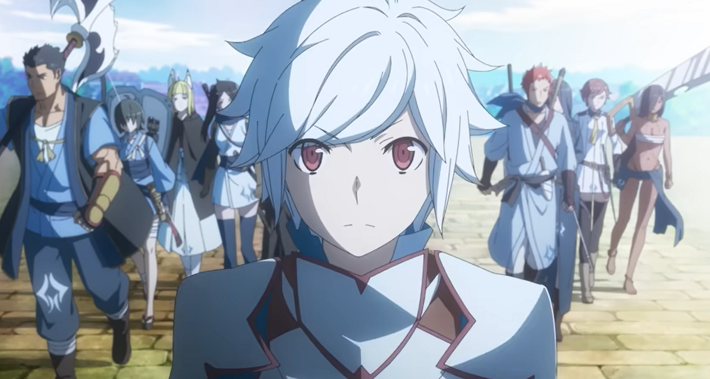 Detalhes do volume 4 DVD/BD de DanMachi 3