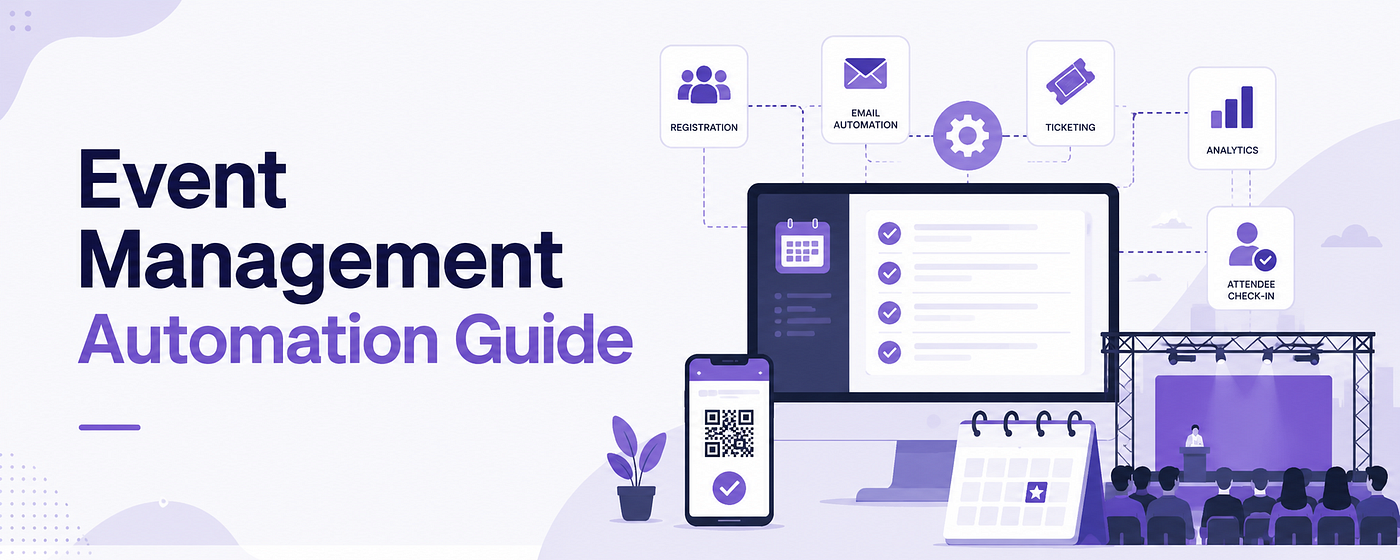 Event Management Automation Guide: Workflows, AI, Benefits & Best Practices