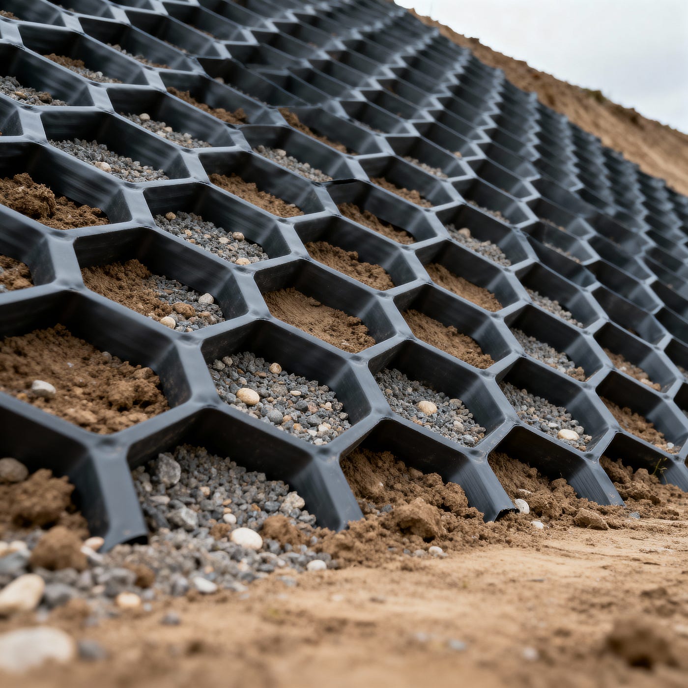 How StrataWeb® protects slopes from erosion
