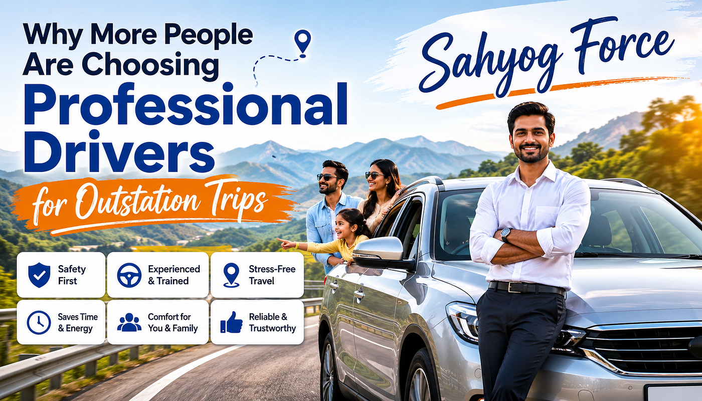 Why More People Are Choosing Professional Drivers for Outstation Trips