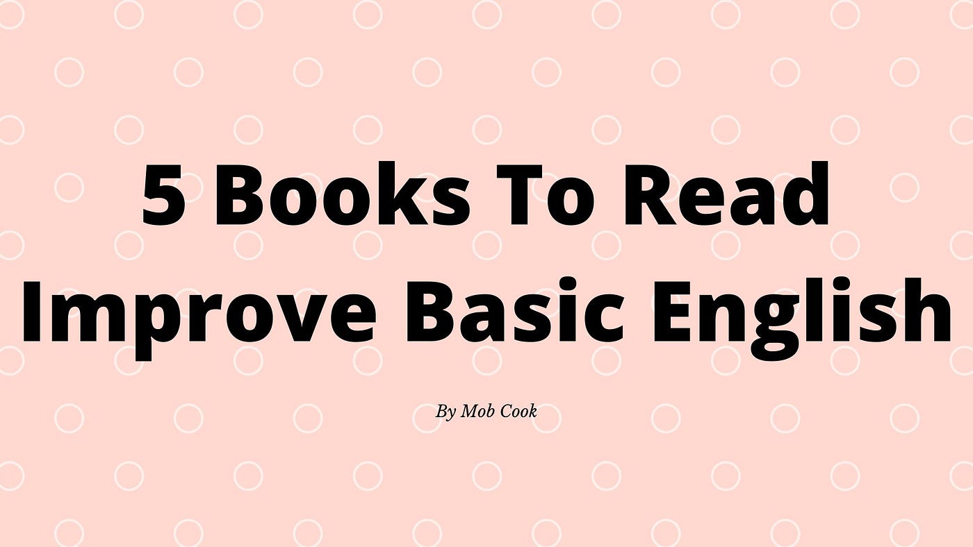 Recommended English books to read for beginners