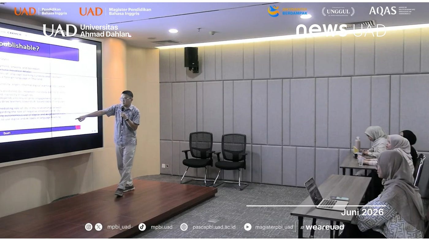 MPBI Universitas Ahmad Dahlan Gelar Workshop Conducting Publishable ELT Research