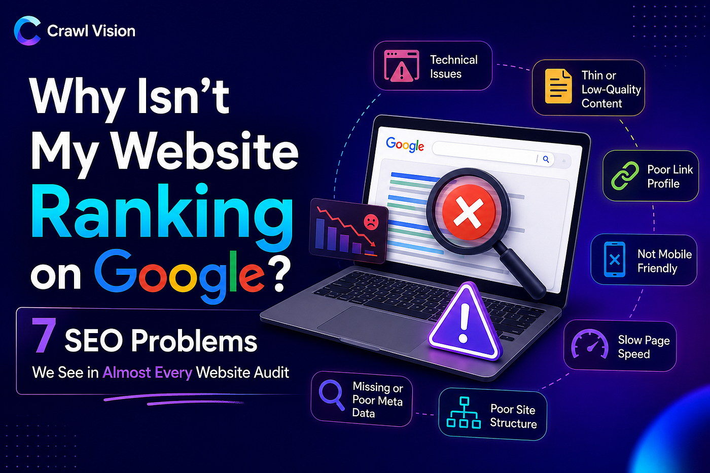 Why Isn’t My Website Ranking on Google? 7 SEO Problems We See in Almost Every Website Audit