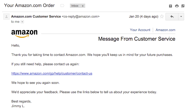 Amazon's customer service backdoor | by Eric | Medium