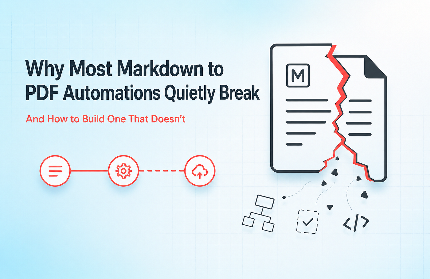 Why Most Markdown to PDF Automations Quietly Break, and How to Build One That Doesn’t