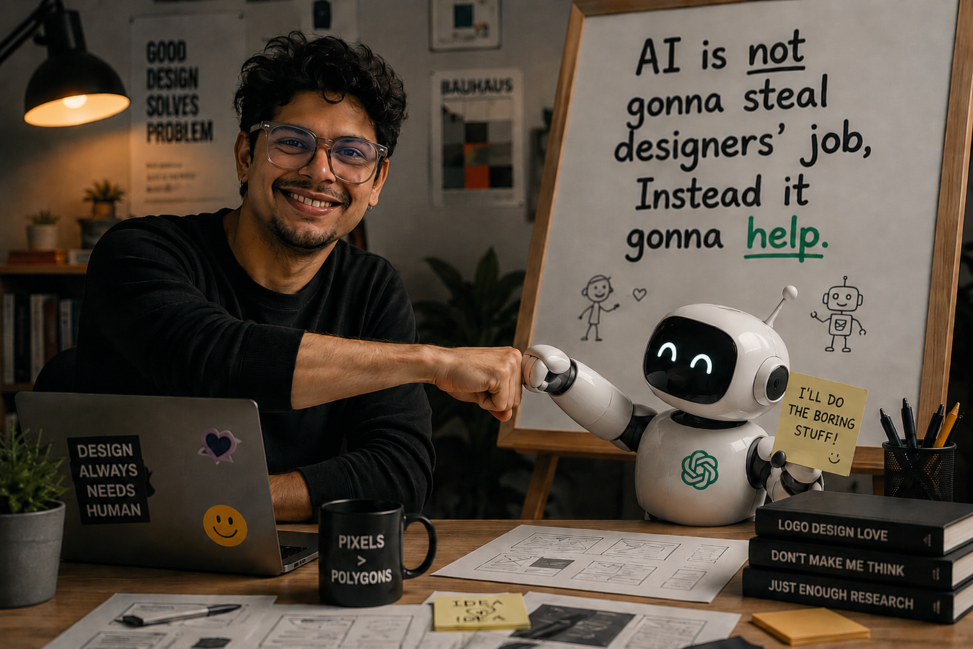 AI Is Not Gonna Steal Designers’ Job, Instead It Is Gonna Help