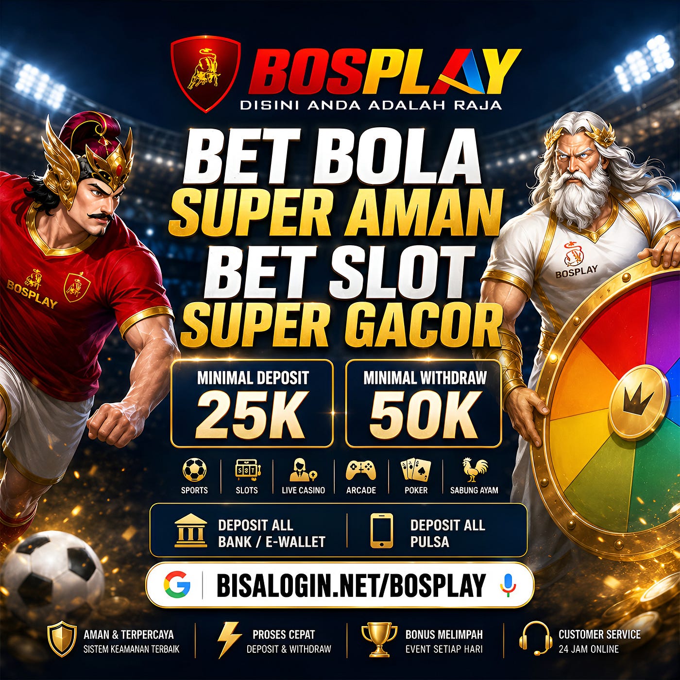 BOSPLAY : Agen Link Maxwin Slot88 Paling Terpercaya