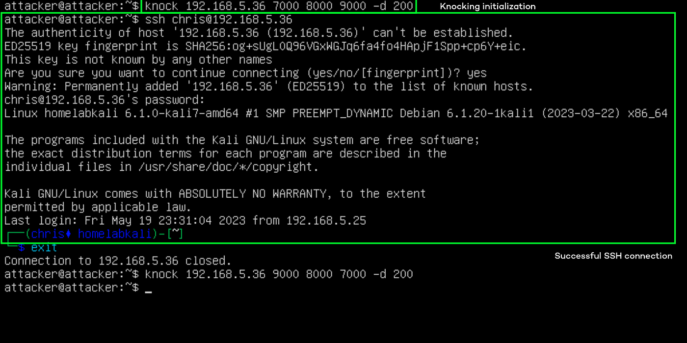 Vulnerability Assessment for SSH Port Knocking | by Christian