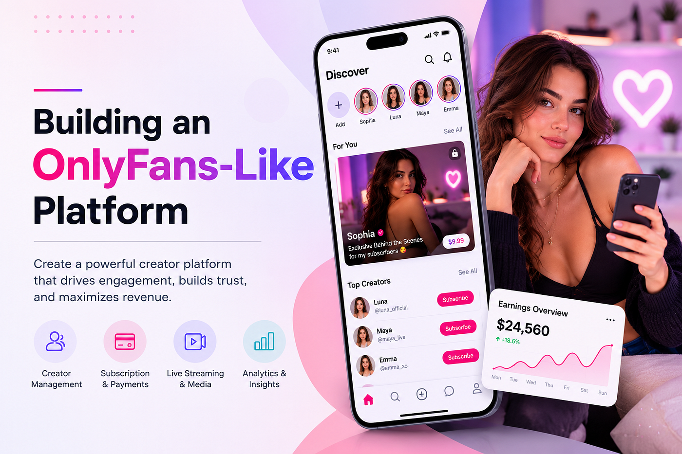 What Every Business Should Know Before Building an OnlyFans-Like Platform