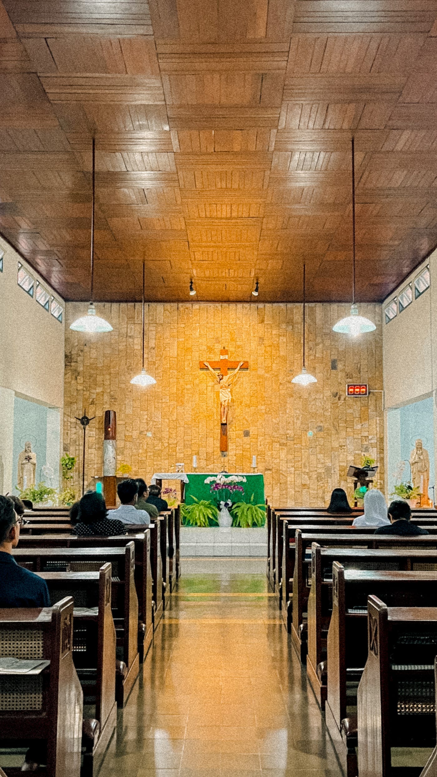 English Mass in Chapel of St. Charles Borromeo, Panti Rapih Hospital