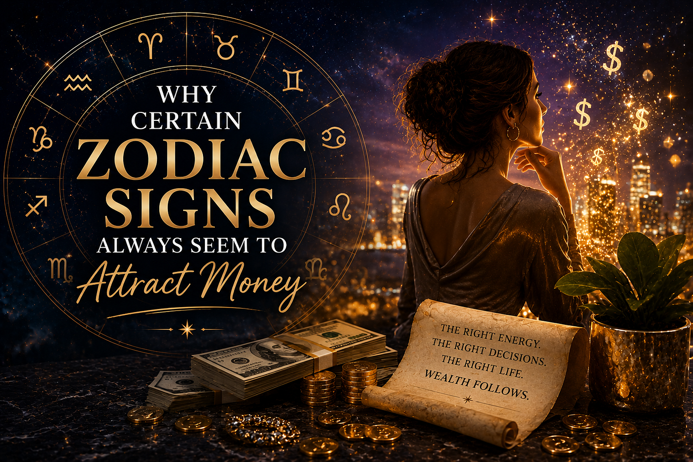 Why Certain Zodiac Signs Always Seem to Attract Money