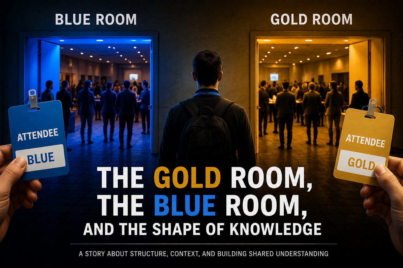 The Gold Room, The Blue Room, and the Shape of Knowledge