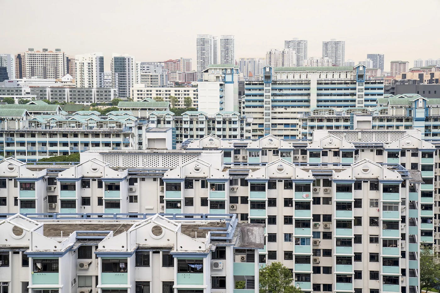 High-rise social housing, Singapore.