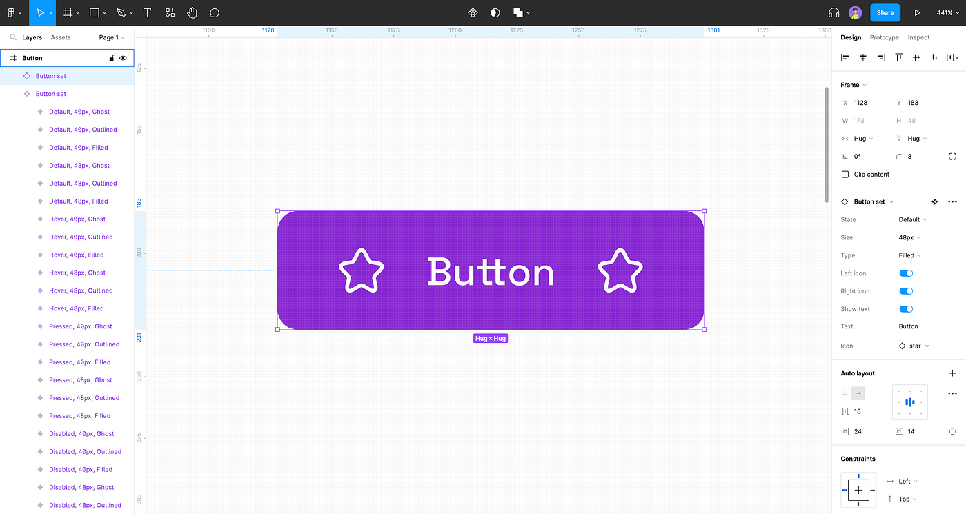The best way to design a large set of buttons - General Discussion - Figma  Community Forum