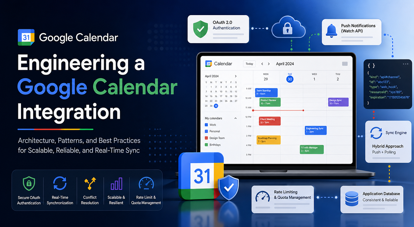 Engineering Google Calendar Sync: The Hidden Complexity Behind SaaS Integrations