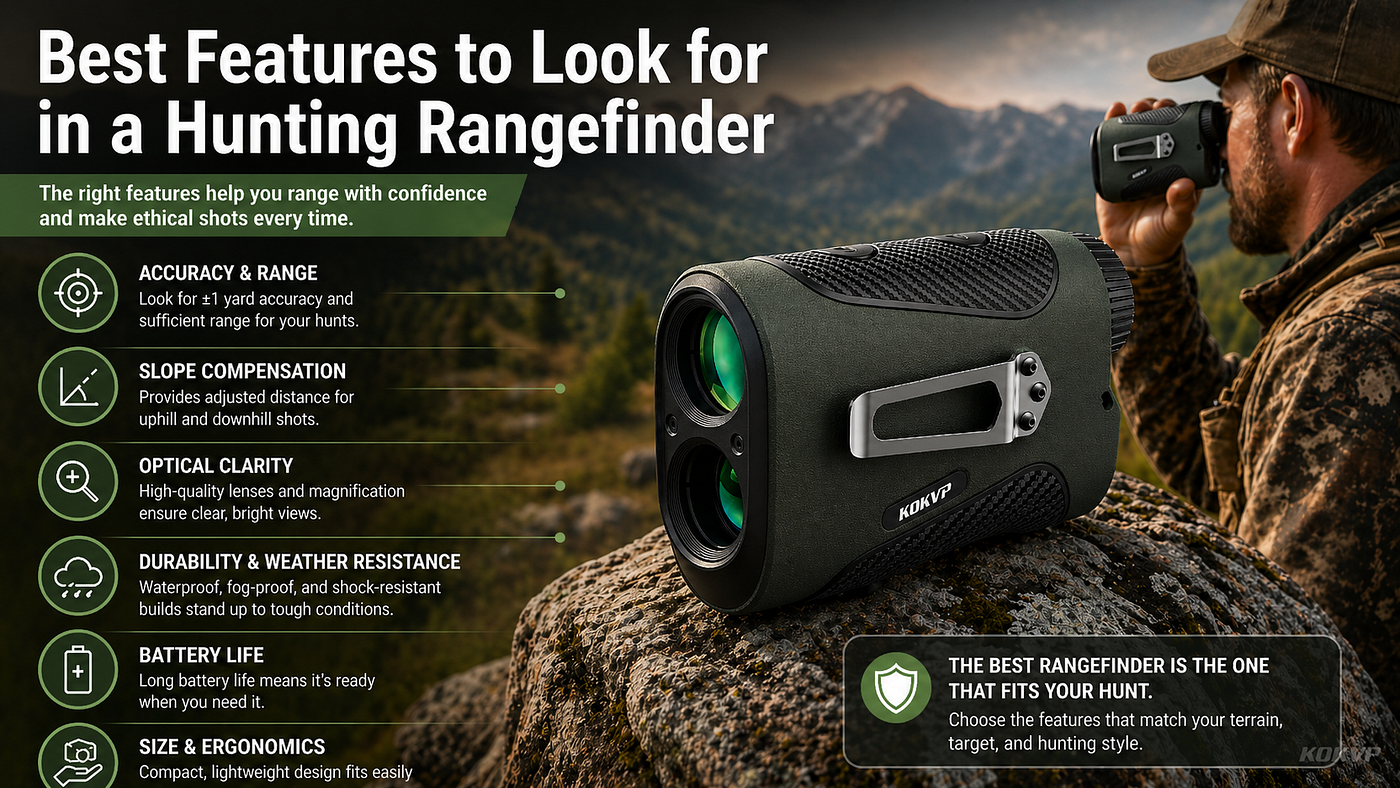 Best Features to Look for in a Hunting Rangefinder