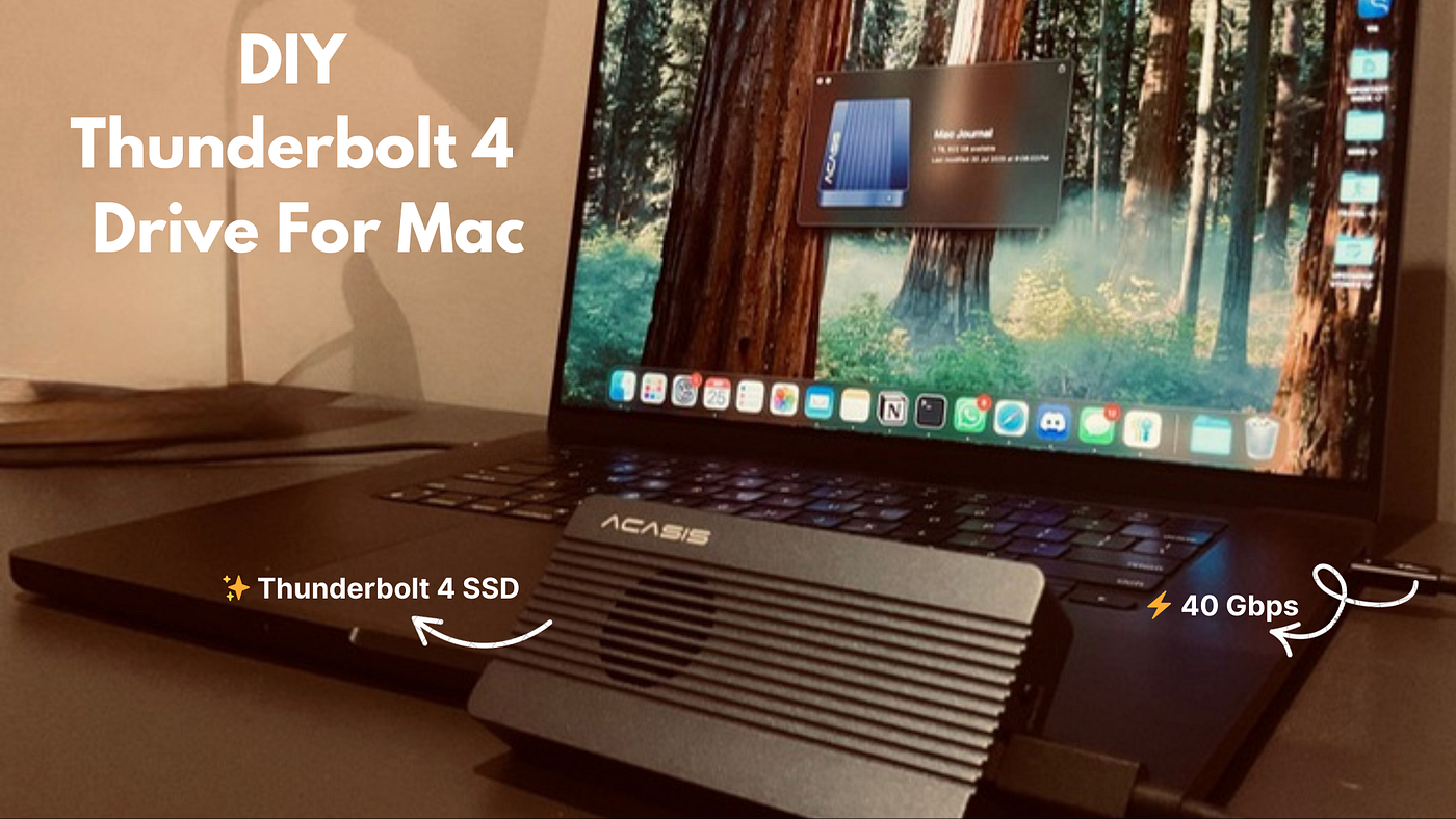 DIY Thunderbolt SSD for Mac: How I Built One That Outperforms Off-the-Shelf Drives