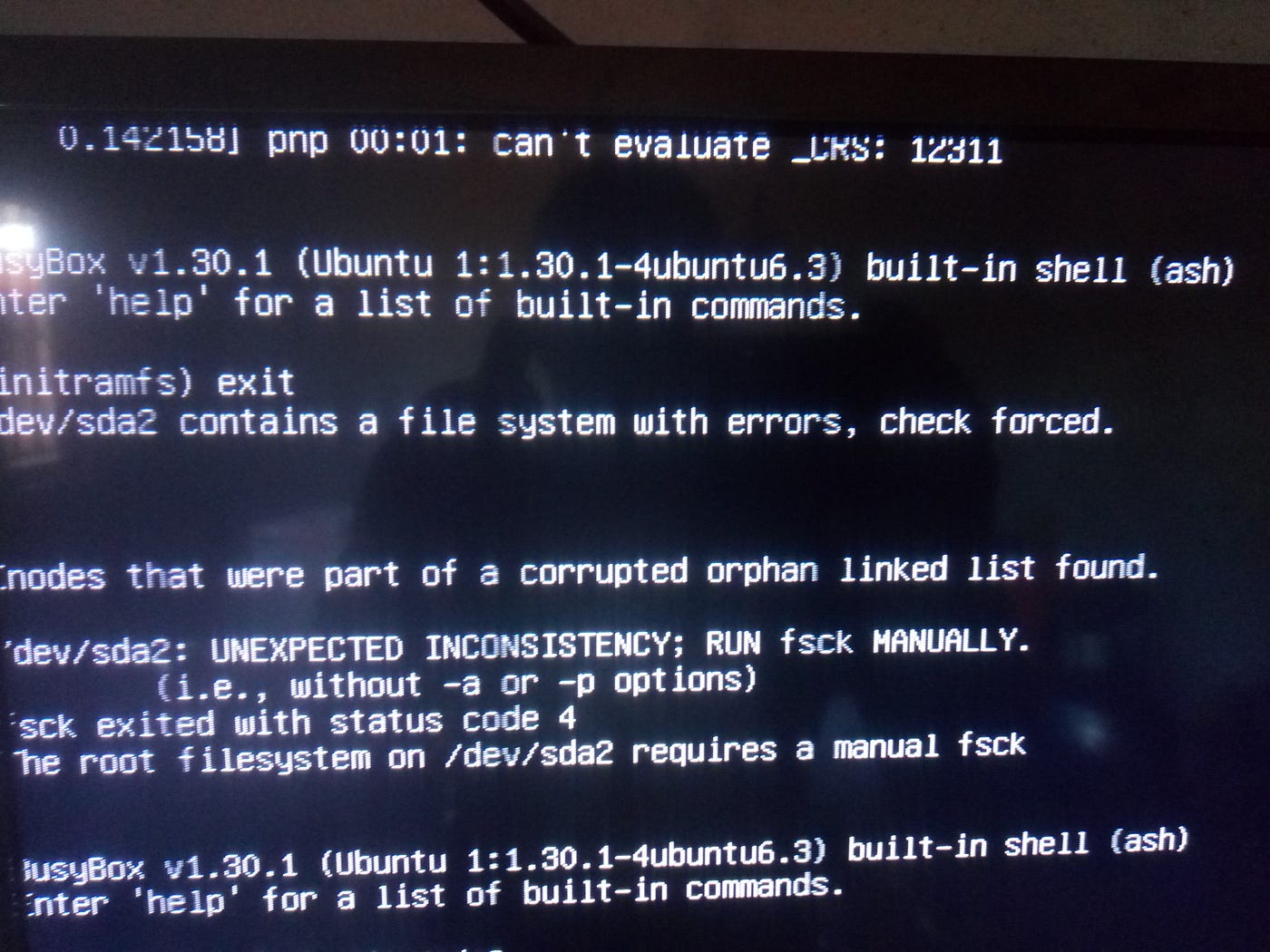 How To Fix Busybox Initramfs Error on Ubuntu 20.1 | by Sam Writes Security  | DataDrivenInvestor