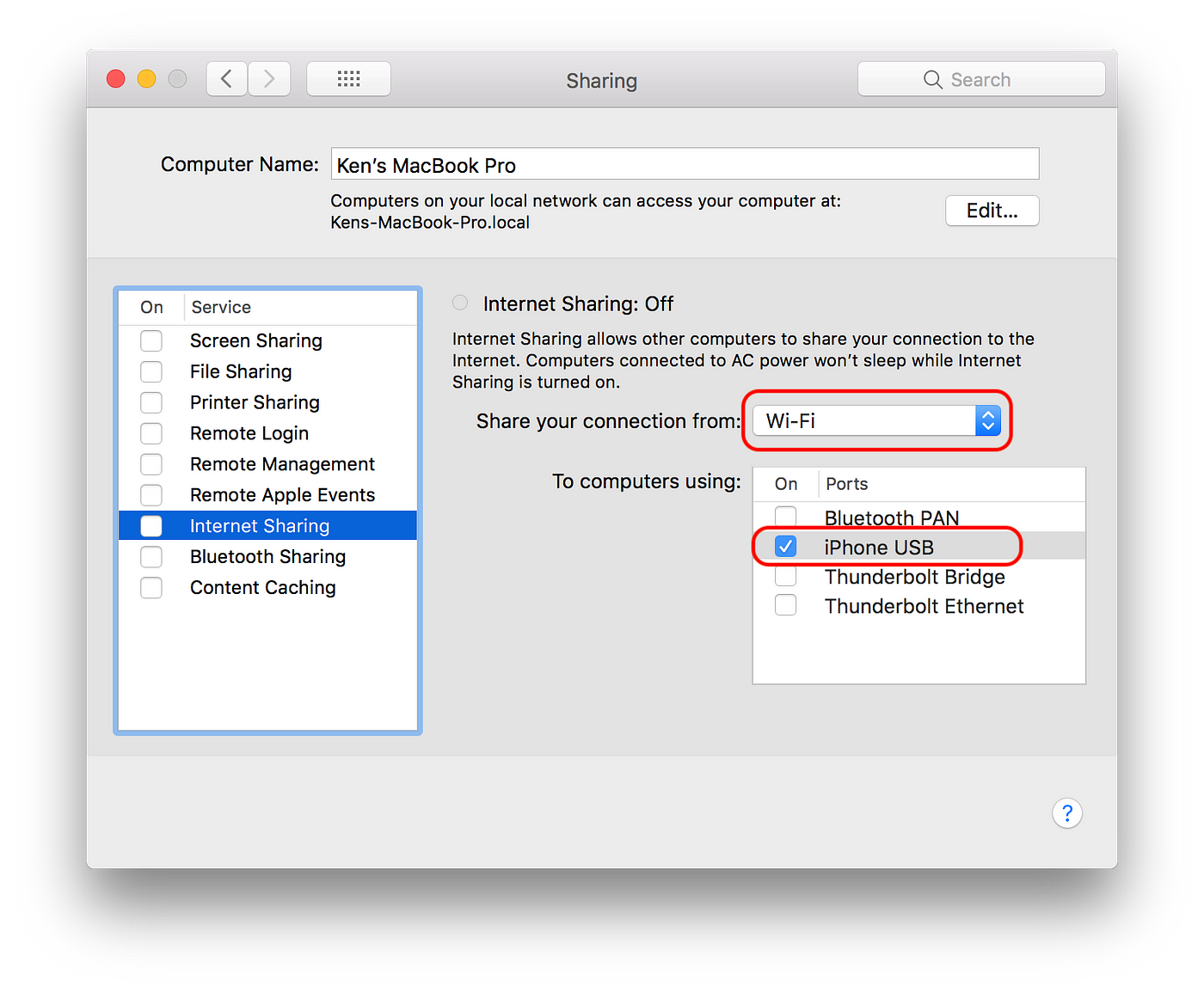 Afspejling Bungalow cigaret Macbook Personal Hotspot to your iPhone, iPad or iPod via iPhone USB | by  Nitipat Wuttisasiwat (Ken) | Medium