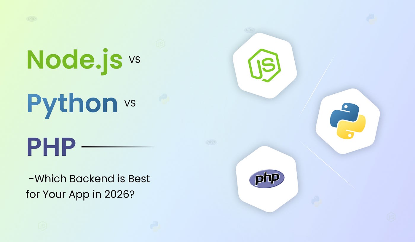 Node.js vs Python vs PHP: Best Backend in 2026 | Primocys