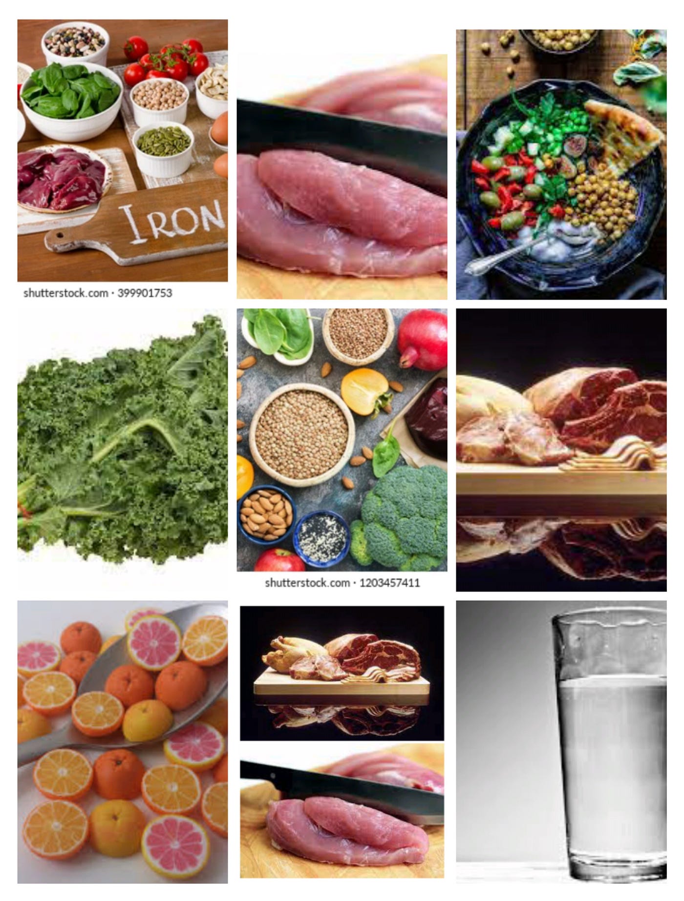 IRON NUTRITIONAL VALUE visual data 3
