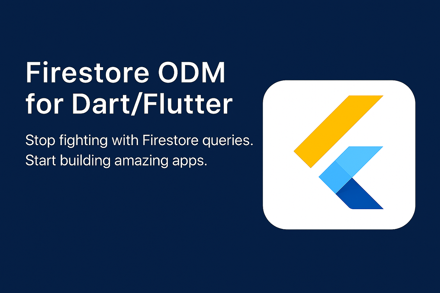 Stop Fighting Firestore — How Firestore ODM Transforms Flutter Development