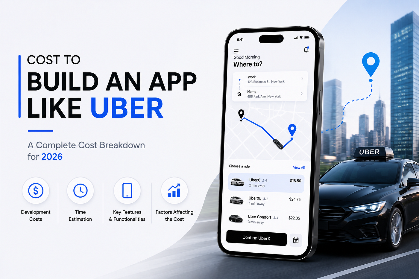 Cost to Build an App Like Uber: A Complete 2026 Breakdown