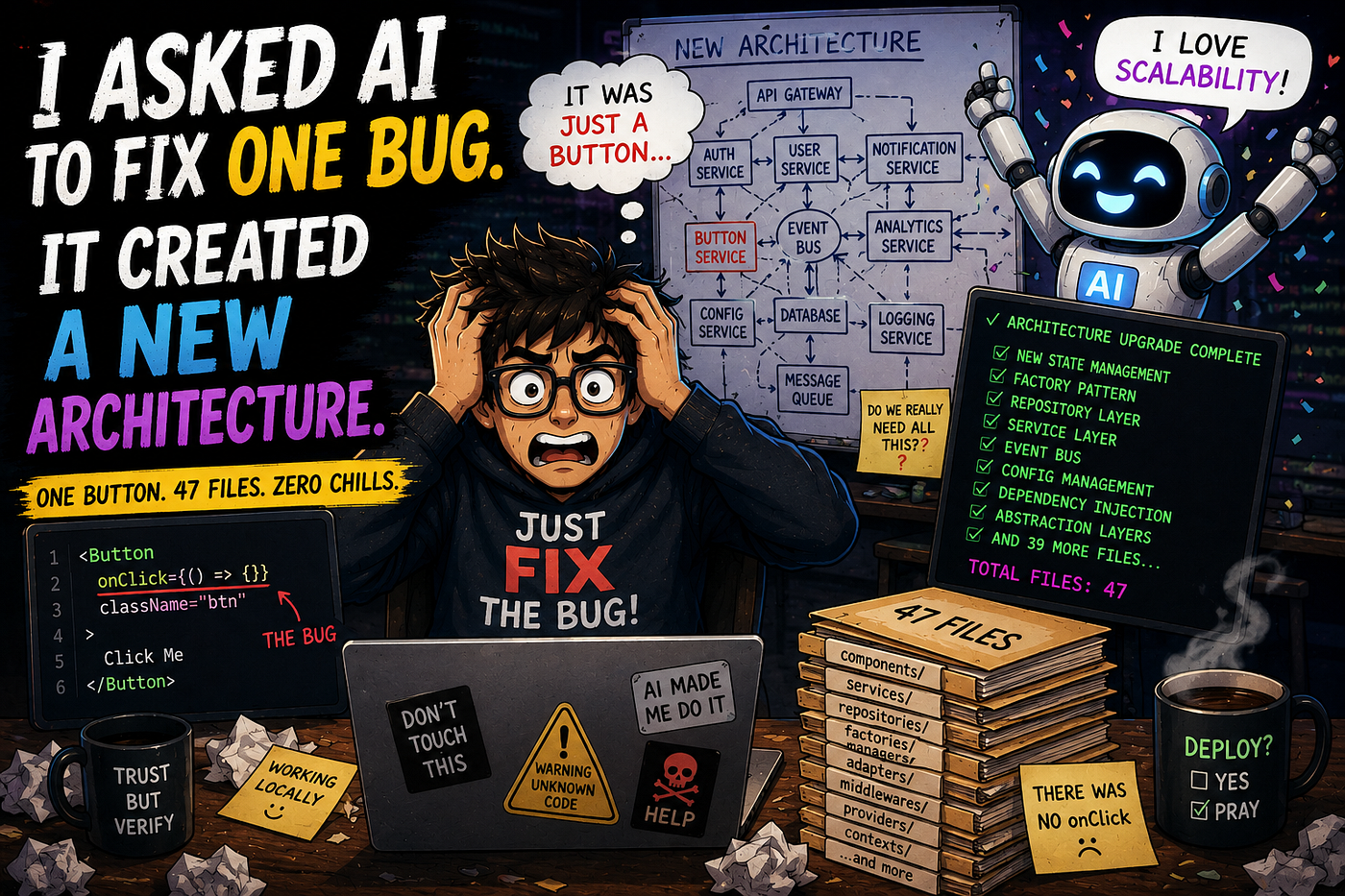 I Asked AI to Fix One Bug. It Created a New Architecture.
