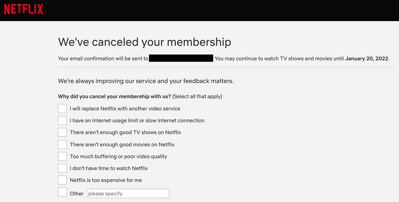 How to cancel Netflix