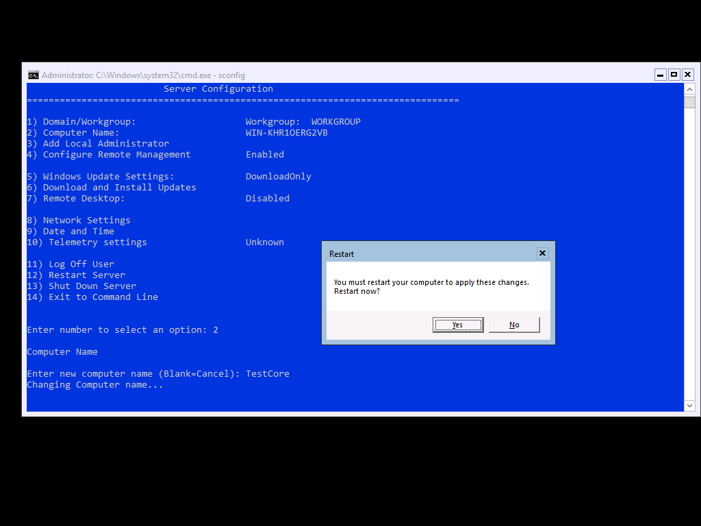 Microsoft Hyper-V Server 2019 Kurulumu (Core) | Medium