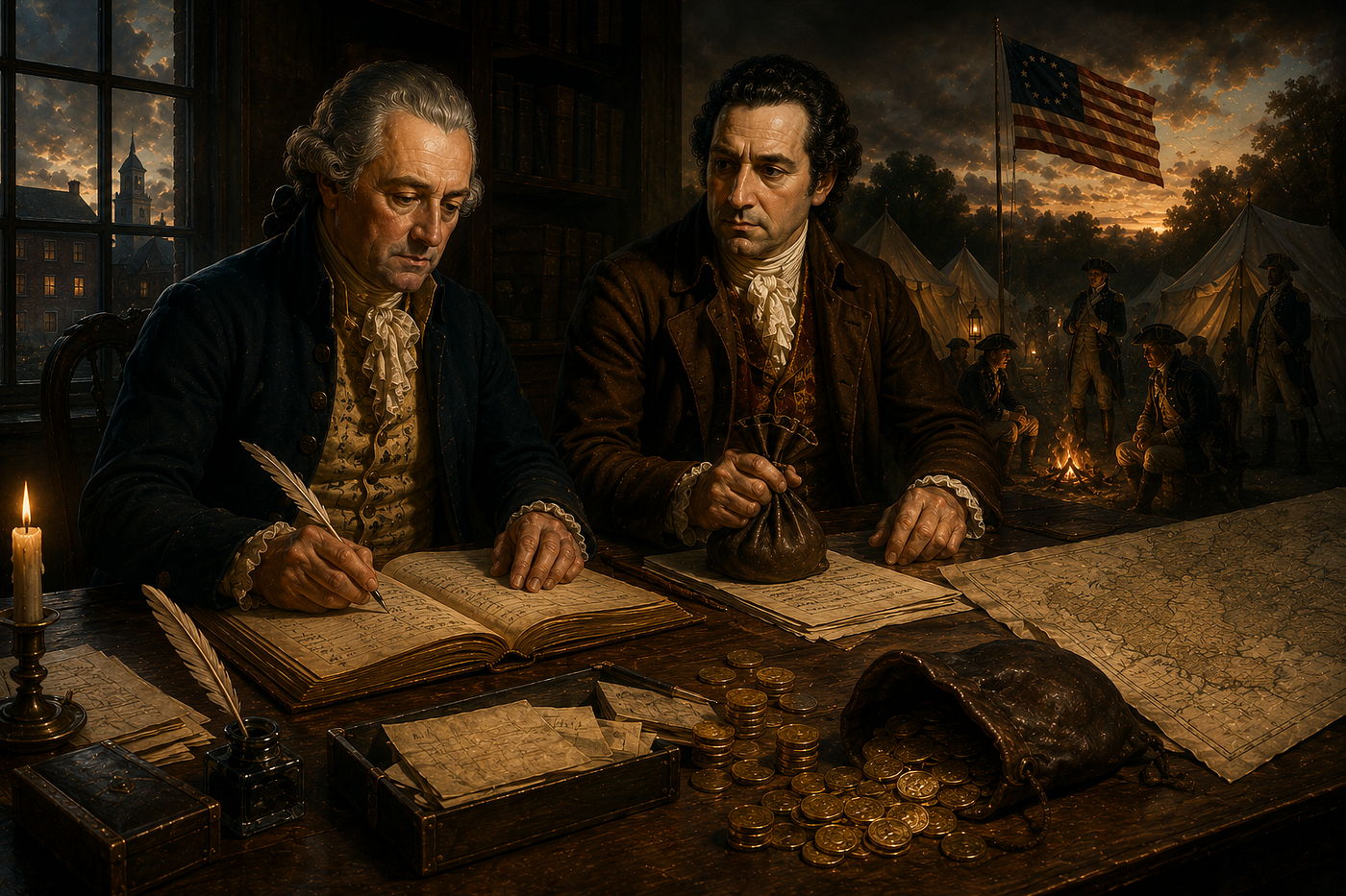 The Financiers: The Men Who Personally Bankrolled the American Revolution — and Both Died Believing…