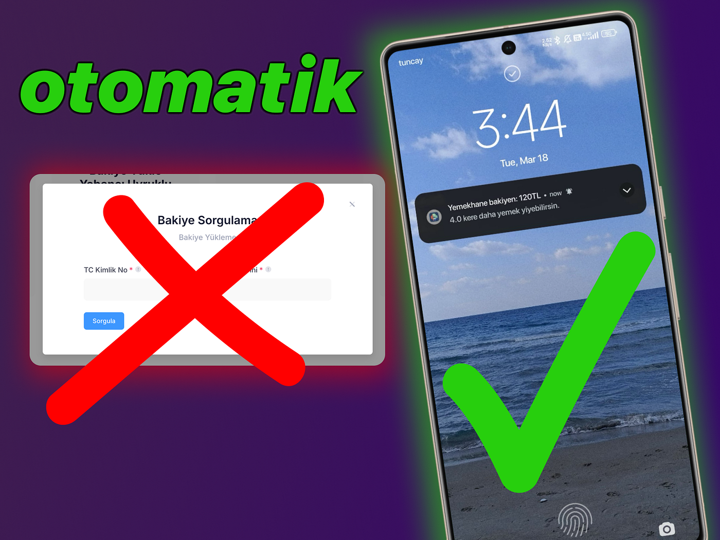 Üniversitemin yemekhane sistemini nasıl otomatik hâle getirdim?