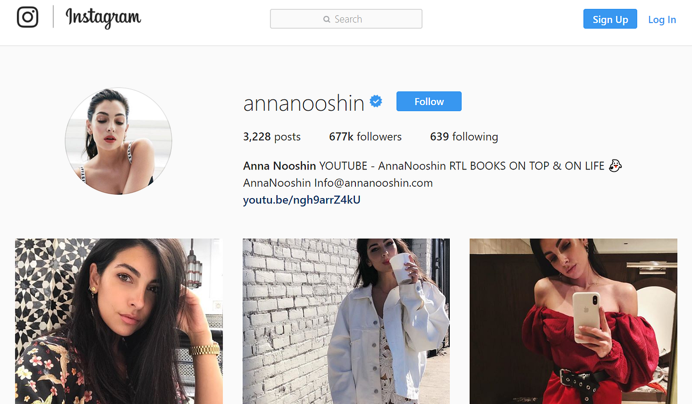 Zoals te zien zit ik niet op Instragram — ik behoor tot de generatie “ouderen” die nog op facebook zitten