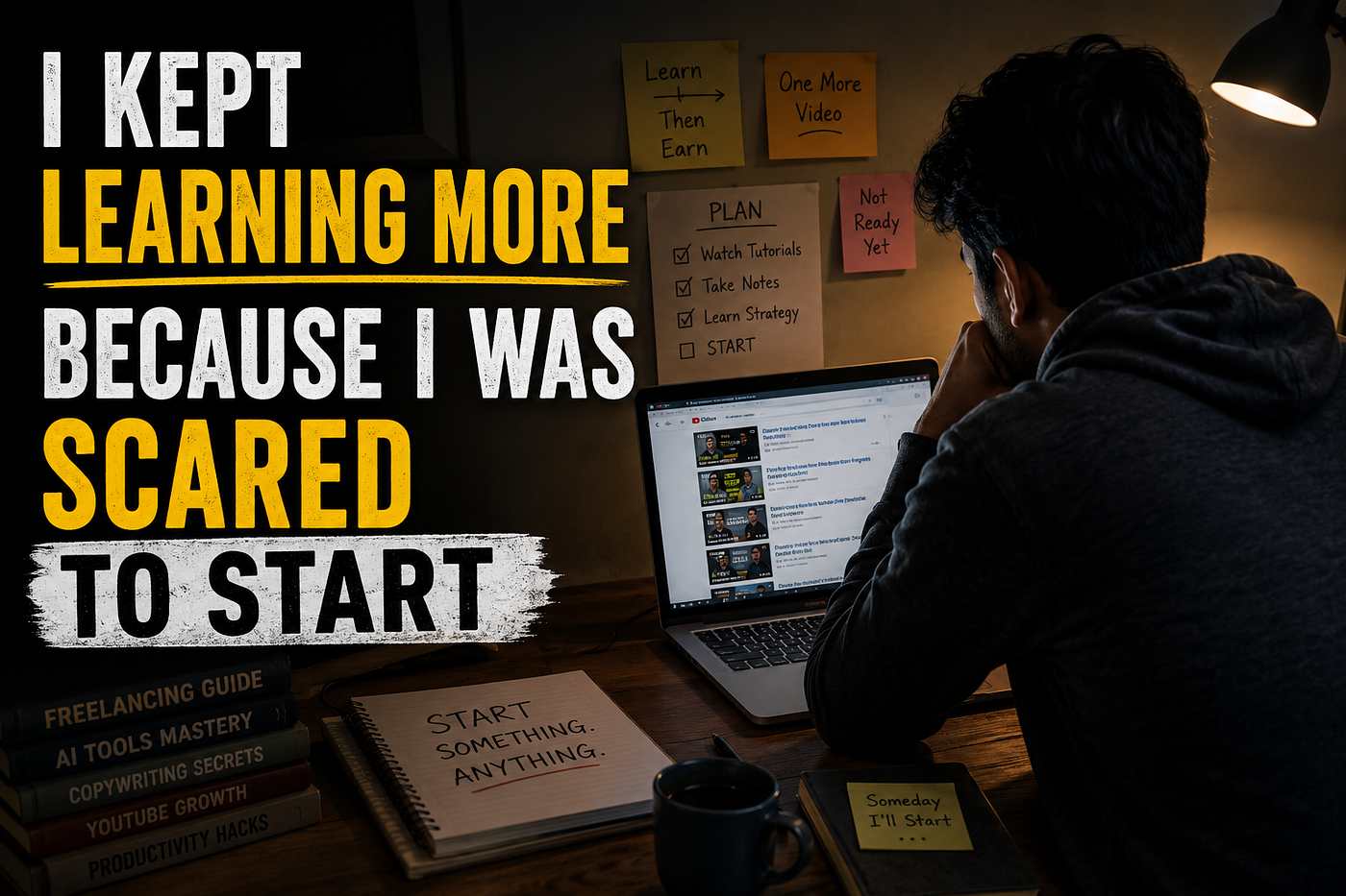 I Kept Learning More Because I Was Scared to Start