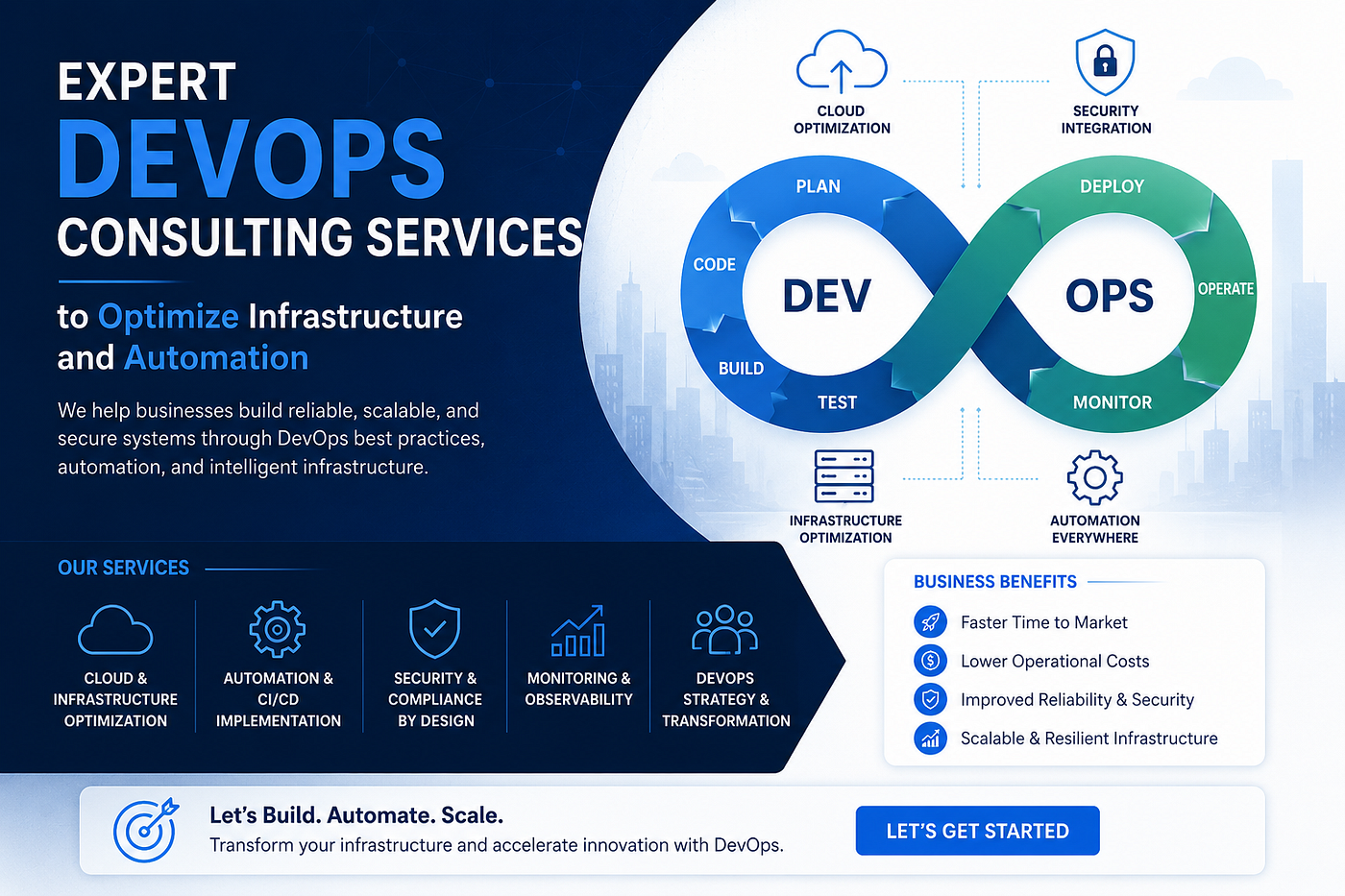 Expert DevOps Consulting Services to Optimize Infrastructure and Automation.