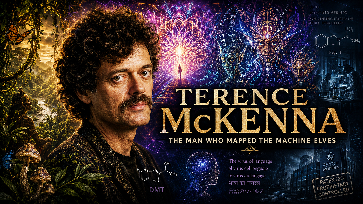 TERENCE McKENNA: The Man Who Mapped the Machine Elves