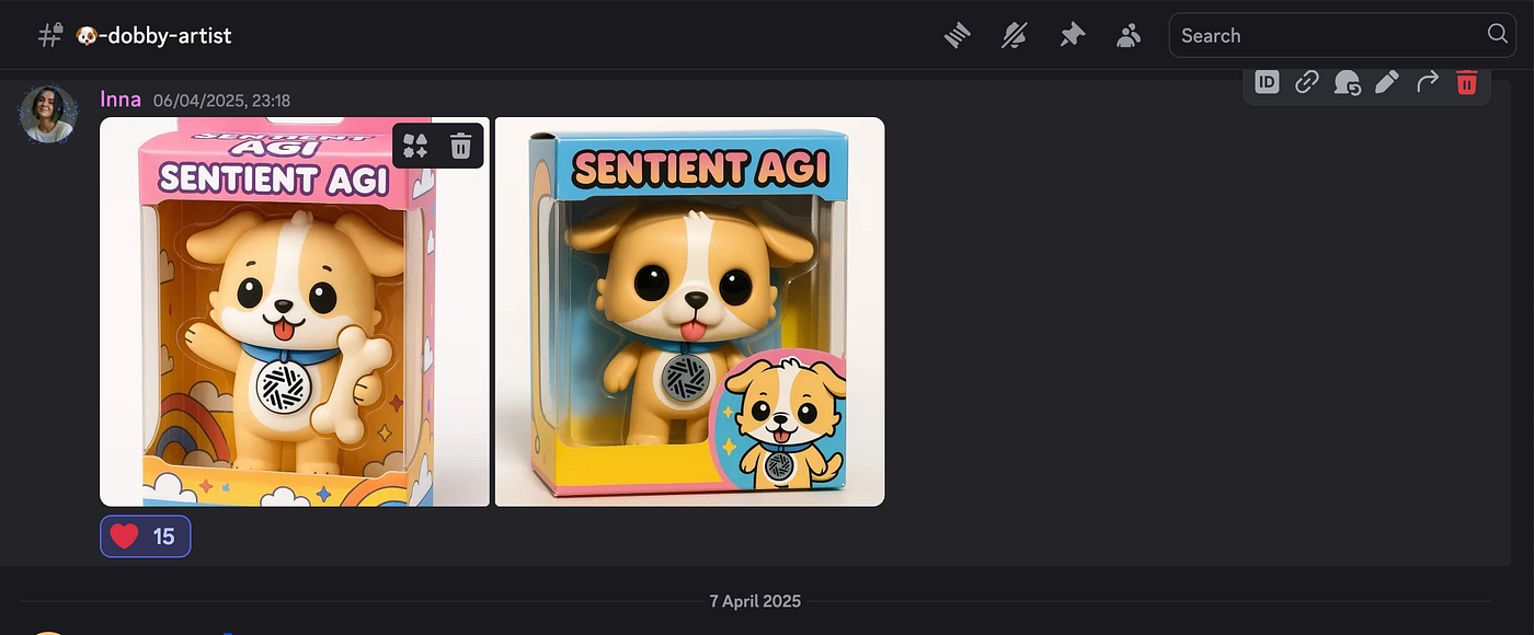 My contribution to Sentient AGI. Hello to the team, mods, and community… |  by Inna Kovalchuk | Medium