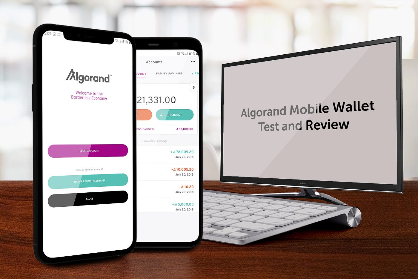 Algorand Mobile Wallet — Test and Review | by Vasilios Filip | Medium