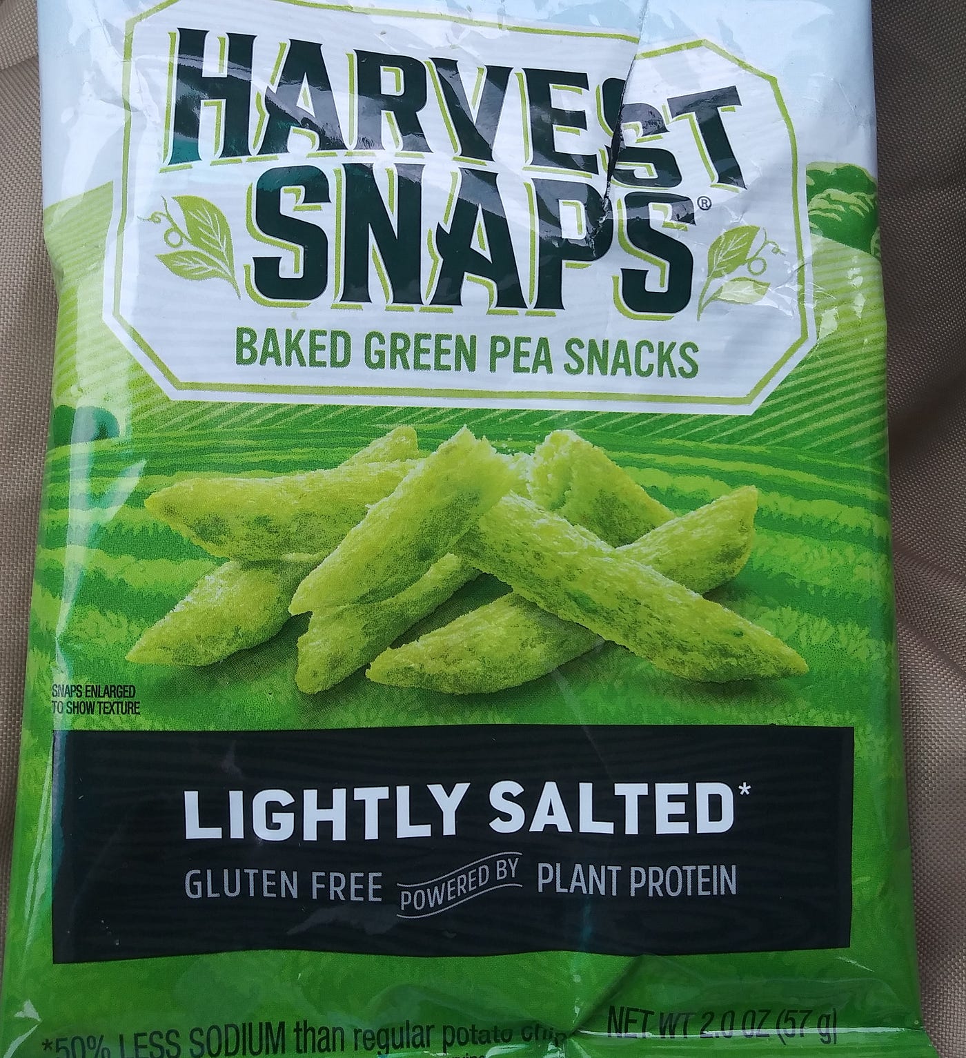 Dollar (and a quarter) Store Taste Test-Harvest Snaps Baked Green Pea  Snacks, by Ami Soule, theMUSINGS
