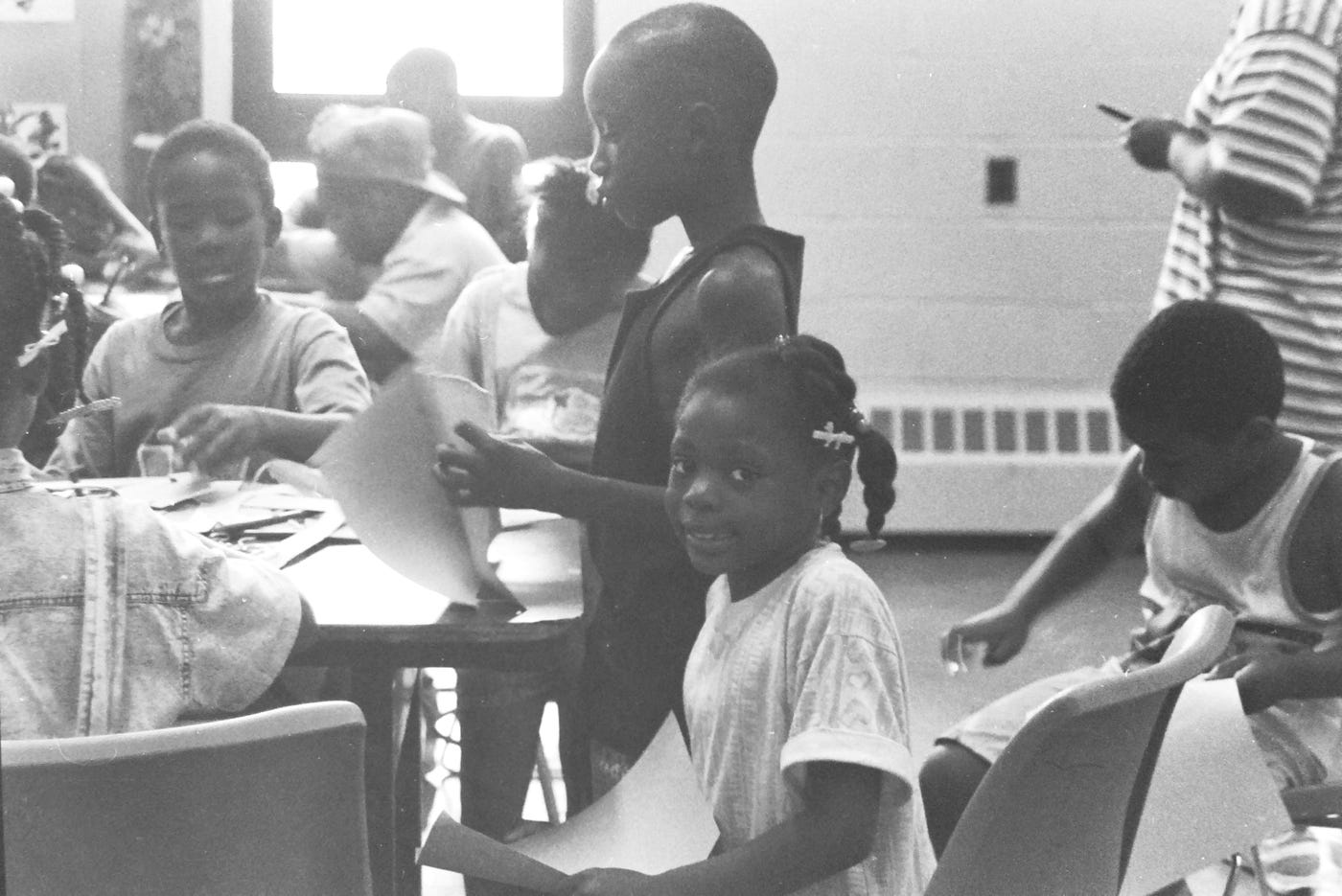Beach 41st Street children and youth taking my art class
