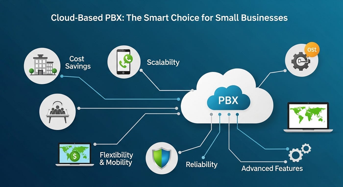 How does a cloud based PBX work for small businesses?