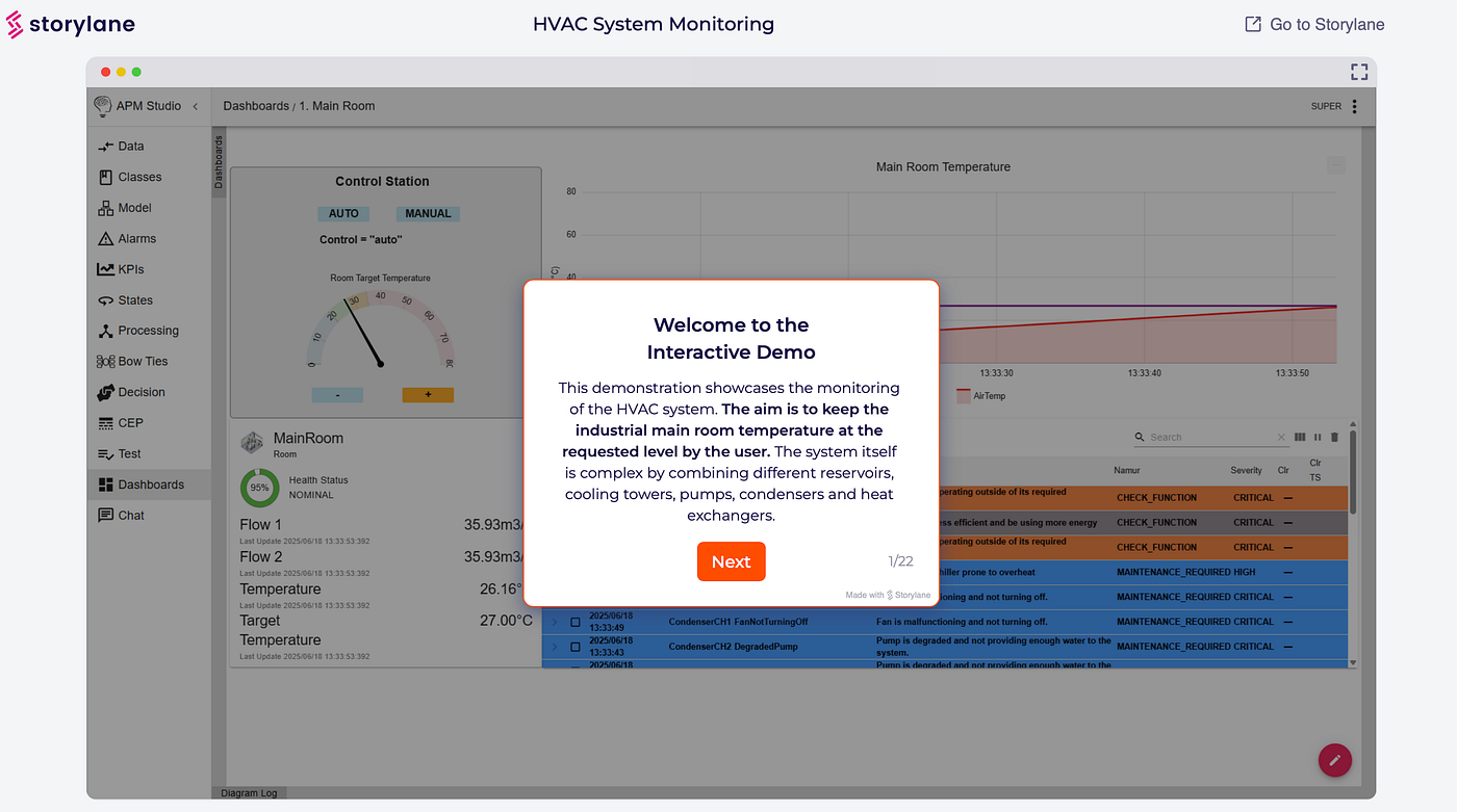 Interactive Demo: Turning Industrial Data into Actionable Maintenance Insights — HVAC Monitoring in…