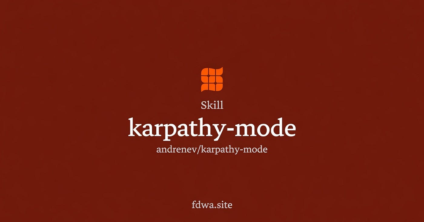 Not Using Karpathy-Style Skill to Control Your AI Agents?