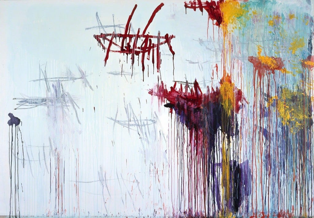Cy Twombly — Abstract art — abstract expresionism | by Milena