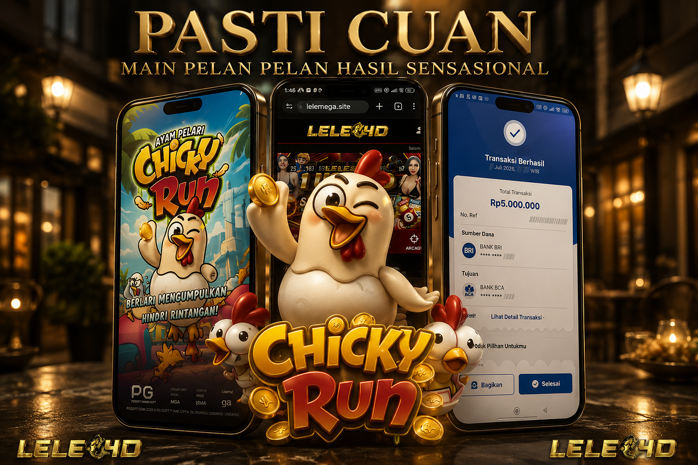 Chicky Run di LELE4D | Game Arcade Online Seru dan Menegangkan