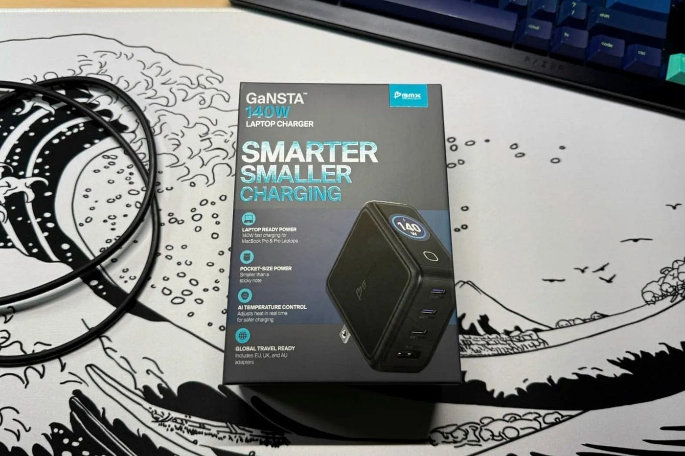 BMX GaNSta 140W Charger REVIEW Compact GaN Power with LCD Monitoring
