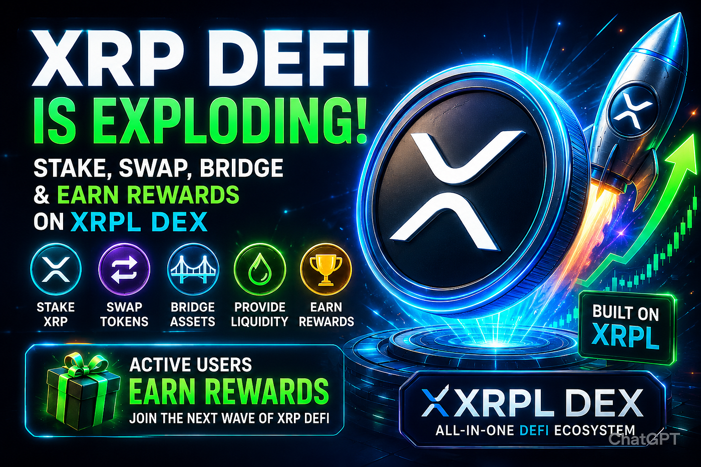 XRP DeFi Is Exploding: Why Thousands of Holders Are Moving to XRPL DEX to Earn Rewards, Stake XRP…