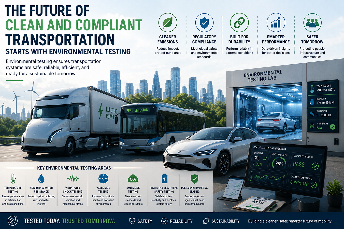 The Future of Clean and Compliant Transportation Starts with Environmental Testing