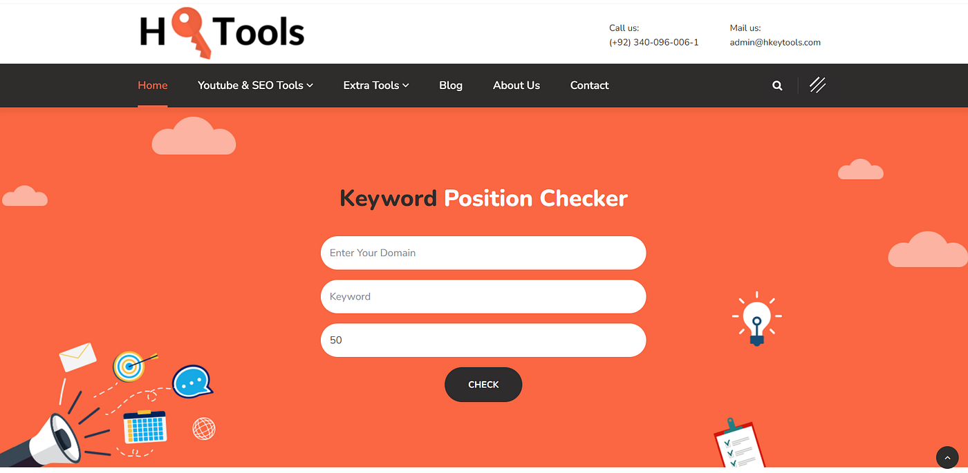Keyword placement deals tool